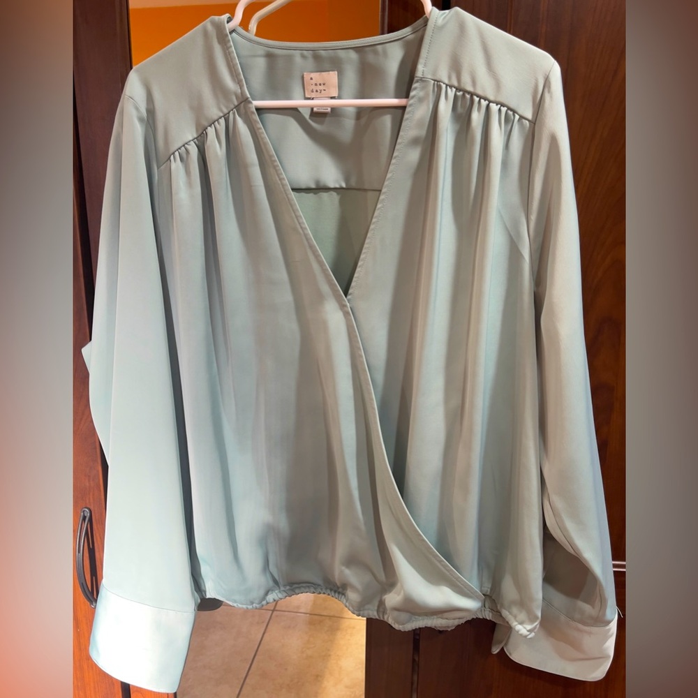 Lovely sage top